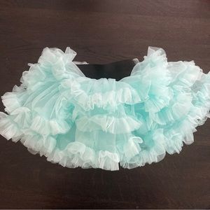 Baby girls blue princess Halloween costume skirt